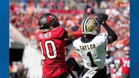 VFL Alontae Taylor gets first career interception as a New Orleans ...