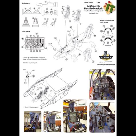 Alpha Jet A cockpit set