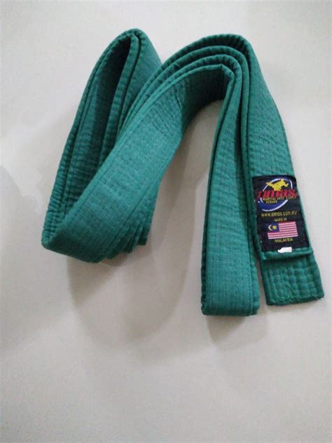 Green Karate Belt, Men's Fashion, Watches & Accessories, Belts on Carousell