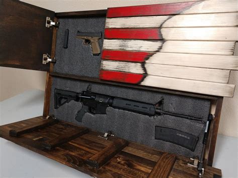 Premium Large American Flag Gun Case With Some Gave All Logo - Etsy