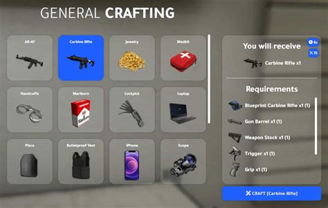 Crafting System V6 + Notify System + Text UI System [Standalone ...