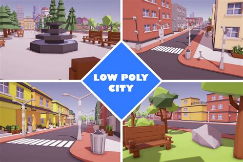 Low Poly City Asset - Free Download | Unity Asset Collection