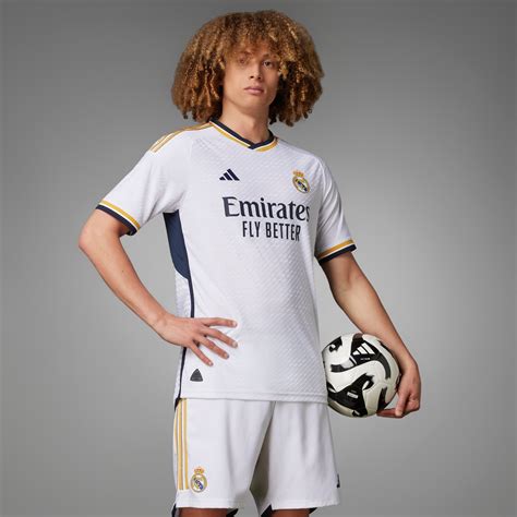 Clothing - Real Madrid 23/24 Home Authentic Jersey - White | adidas South Africa