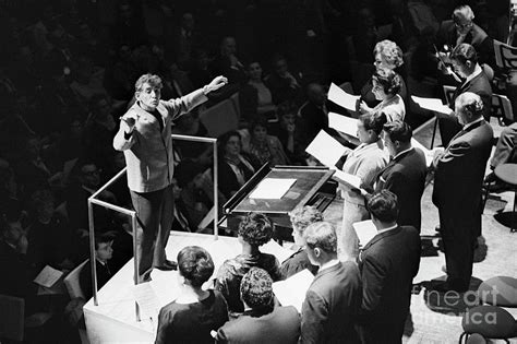 Leonard Bernstein Conducting Orchestra Photograph by Bettmann | Fine Art America