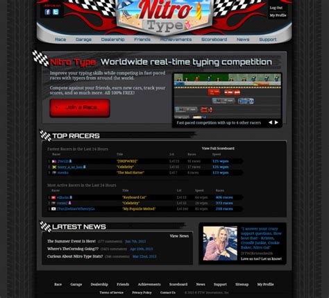 Basic Game Information - Nitro Type Wiki