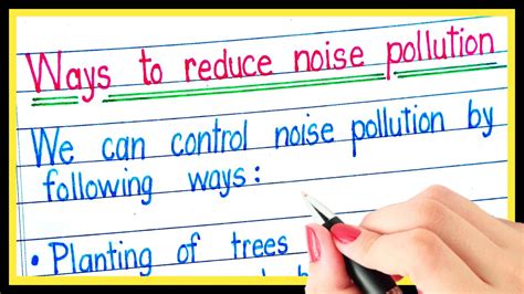 5 ways to control noise pollution - jafseal