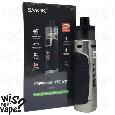 Jual Smok RPM 5 PRO 80W Pod Mod Kit - RPM5 External Battery