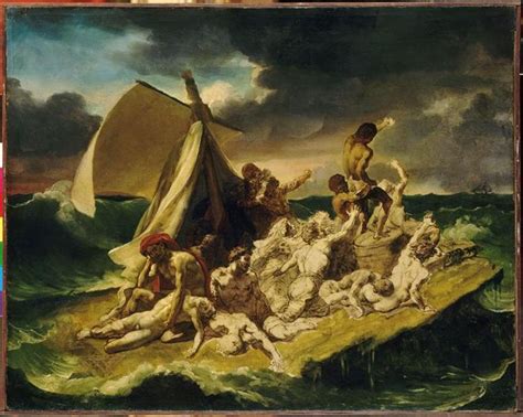 Study for The Raft of the Medusa - Theodore Gericault - WikiArt.org ...