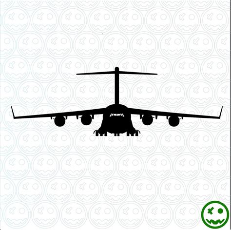 C-17 GLOBEMASTER 3 AIRCRAFT PLANE MILITARY DECAL 320mmW Wall Art Car ...