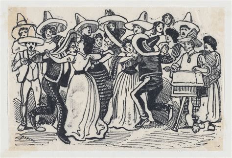 José Guadalupe Posada | A ball, scene from the Mexican Revolution | The Metropolitan Museum of Art