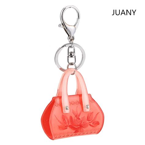 Cute Mini Leather Keychain Small Women Bag Charms Multifunction Woman ...