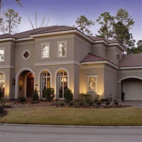 luxury mediterranean homes #MEDITERRANEANHOMES | House paint exterior, Exterior house colors ...