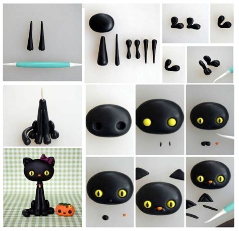 How to make polymer clay halloween figures | gail's blog