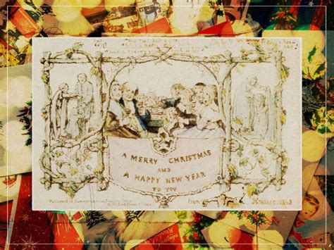 What was the first-ever Christmas card?