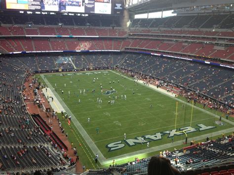 NRG Stadium section 525 row M seat 1 - Houston Texans vs Miami Dolphins