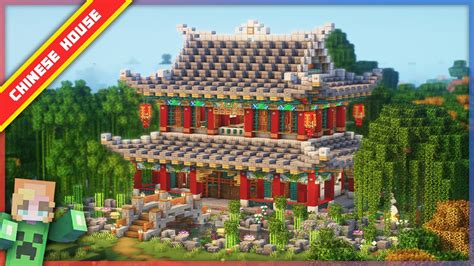 Minecraft: How to build a Chinese/Japanese House #17 | Oriental ...