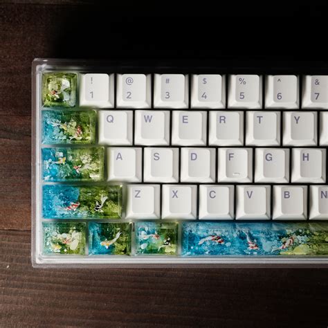 Electronics & Accessories Mechanical Keyboard Keycap Lime Green Resin Keycap Resin Keycap ...