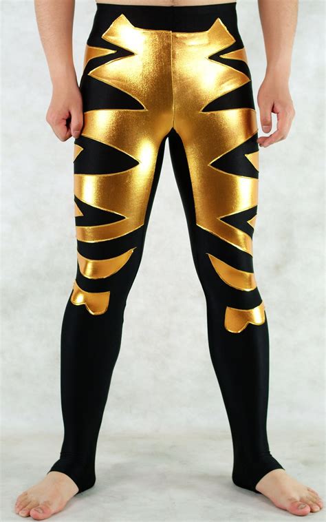 Gold Black Spandex Leggings - $32.99 - Superhero costumes online store ...