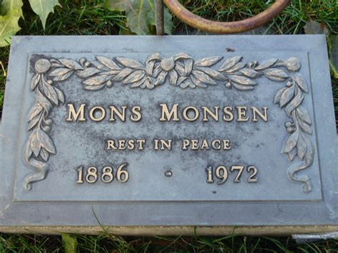 Mons Monsen (1886-1972) - Find a Grave Memorial