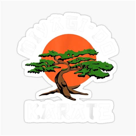 "Vintage Miyagi-Do Karate Bonsai Tree " Sticker for Sale by PRuss0 | Redbubble