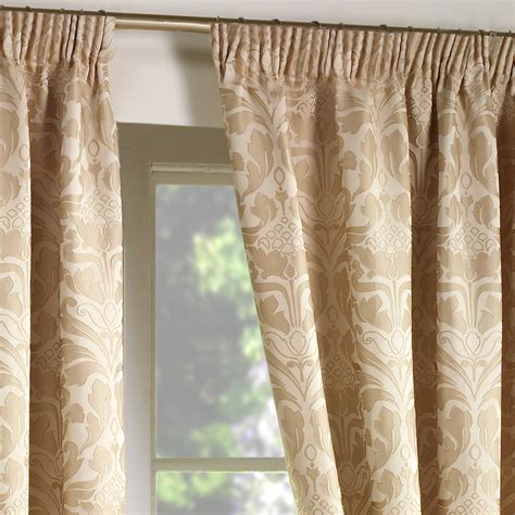 Luxury Jacquard Curtains Heavy Weight Fully Lined Pencil Pleat Damask Curtain | eBay