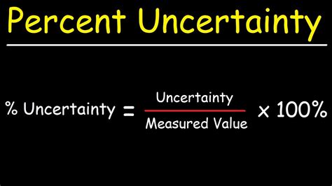 Percent Uncertainty In Measurement - YouTube