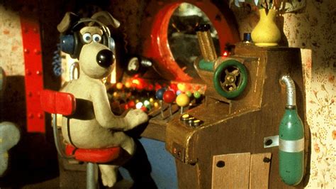 Wallace and Gromit blast off in a homemade rocket to see if the moon is ...