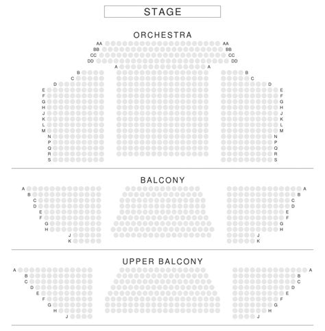 Alex Theater Seating Chart