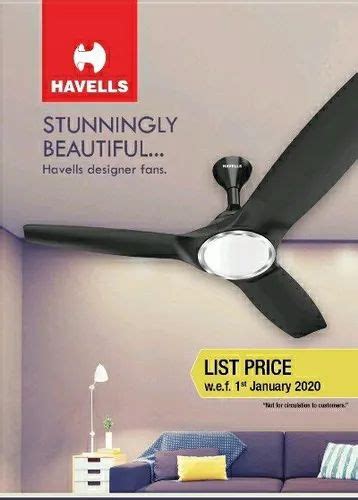 Electricity Havells Ceiling Fans, 400 Rpm at Rs 1600/piece in Charkhi ...