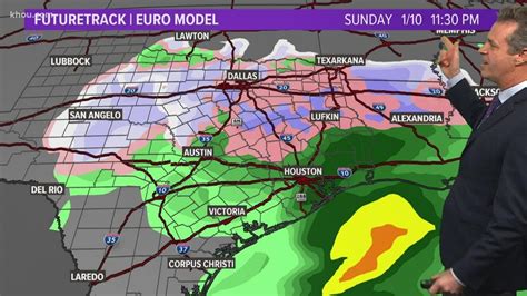 Houston forecast: Possible snow? Counties north of Houston could see ...