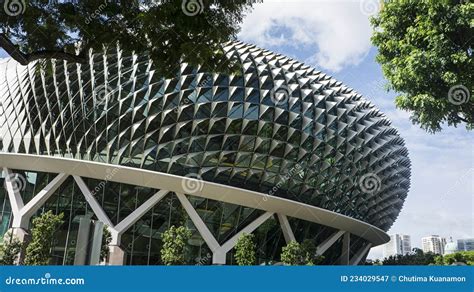 Esplanade Singapore Modern Architecture Asia Editorial Photography ...