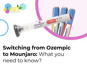 Switching from Ozempic to Mounjaro: What you need to know - Better Weigh Medical