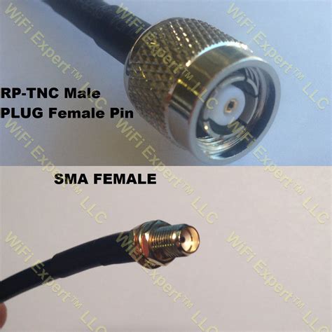 RG142 RP-TNC MALE to SMA FEMALE Coaxial RF Pigtail Cable – RF Coaxial Cables, Adapters ...