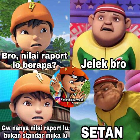 41 Boboiboy Meme Kocak Kartun