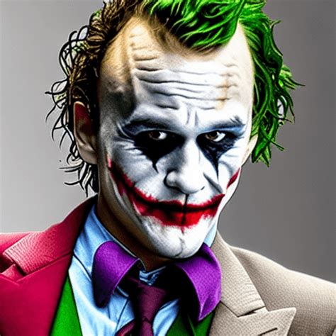 Joker Heath Ledger · Creative Fabrica