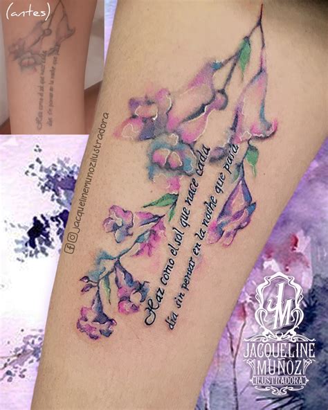 Jacaranda Flower Tattoo by ChikaWonka on DeviantArt