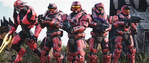 Halo Infinite Multiplayer Fan-Art - Red Team : halo