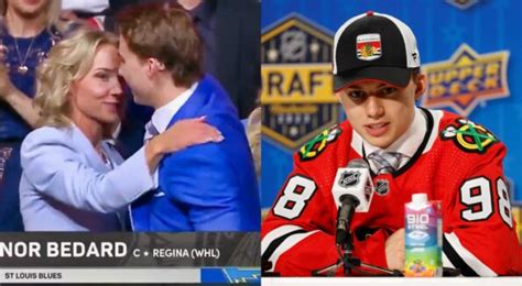 NHL Fans Were Stunned By Connor Bedard's Hot Mom