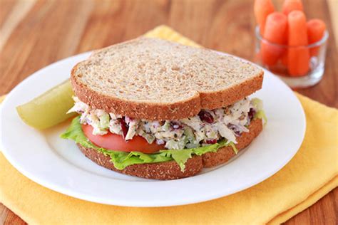 Top-Shelf Chicken Salad Sandwich | Hungry Girl