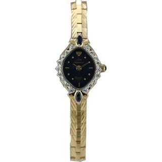 Womens Jules Jurgensen 42 diamond Watch Gold tone