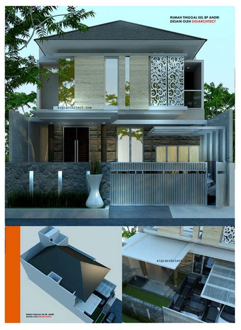 Desain Rumah Modern Minimalis 2 Lantai