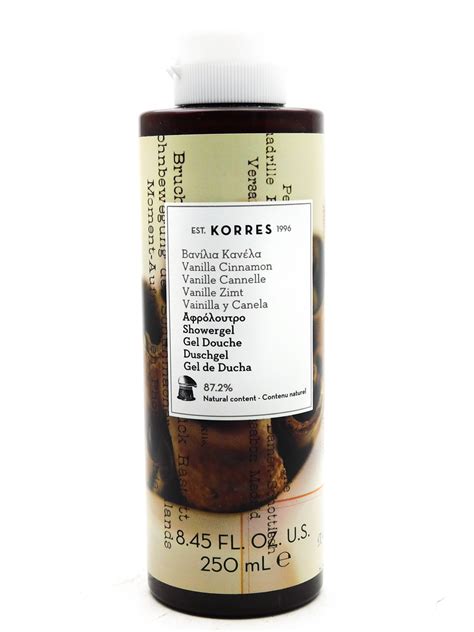 Korres KORRES Vanilla Cinnamon Shower Gel 8.45 fl oz