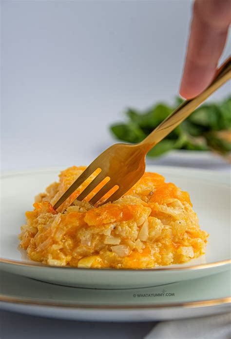 Cracker Barrel Hashbrown Casserole - Yummy Recipes