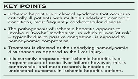 Current concepts in ischemic hepatitis : Current Opinion in Gastroenterology