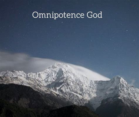 Omnipotence God - Meaning and Bible Verses - Claraito's Blog