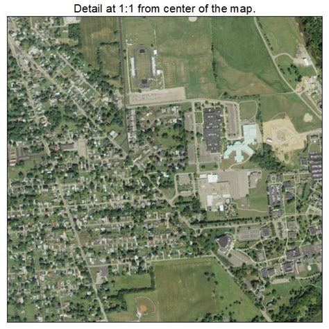 Aerial Photography Map of Mount Vernon, OH Ohio