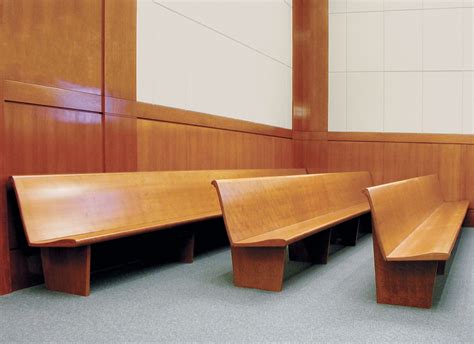 All Wood Benches | Quality Built Courtroom Benches | Sauder Courtroom