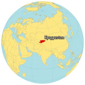 Kyrgyzstan Map - Cities and Roads - GIS Geography