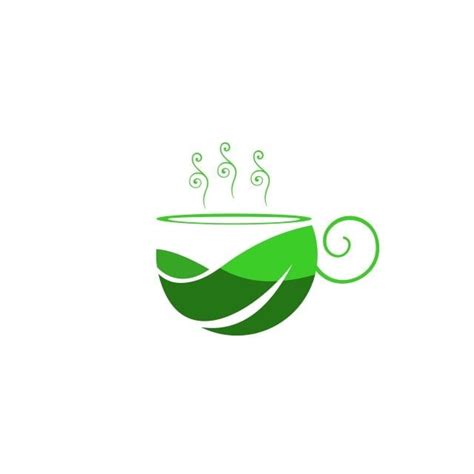 Caneca De Café Verde Para Sua Empresa Ou Marca PNG , Chá, Verde, Folha ...
