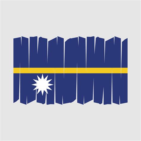 Nauru Flag Brush Vector 21624038 Vector Art at Vecteezy